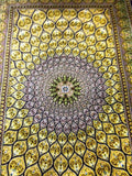 3x5 Persian Carpet Qum Signed Mohammadi 100% Silk Authentic Rug Hand Knotted Qom