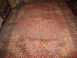 PERSIAN RUG ORIENTAL carpet genuine tabriz iran iranian esfahan 6.5x9.5 handmade 100% wool traditional tabreez bedroom pink large 400 kpsi