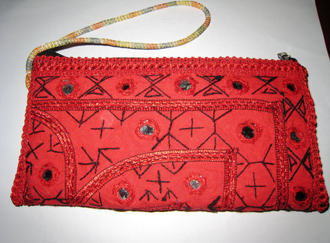 Leather Clutch Purse | Small Handbag Crossbody Bag | Love 41