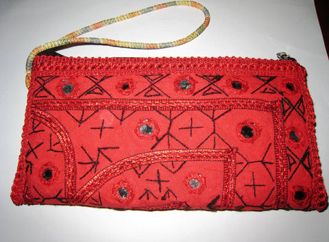embroidered clutch purse hand bag womens ladies indian Induscarpets