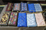 embroidered clutch bag womens ladies traditional hand embroidery asian indian pakistani afghan ethnic pink purse wholesale lot of 10 bundle