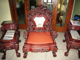 CHINESE HAND MADE ultra rare rose wood living room furniture set oriental asia antique singapore collectors piece furniture home chairs sofa