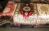 Silk Rug, 2x3 Size, Pakistani Sindhi Design, Beige, White, Floral Pattern, Afghan Carpet