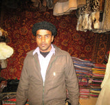 KARAKUL CAP Pakul Chitrali Pakol ethnic pashtun hat beret jinnah astrakhan massoud brown persian afghan camel color fur, Karakuli, Wool, New