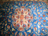 PERSIAN CARPET ORIENTAL rug genuine tharparkar pakistani sindhi indian design 3x5 hand knotted wool silk blend bedroom turquoise aqua blue